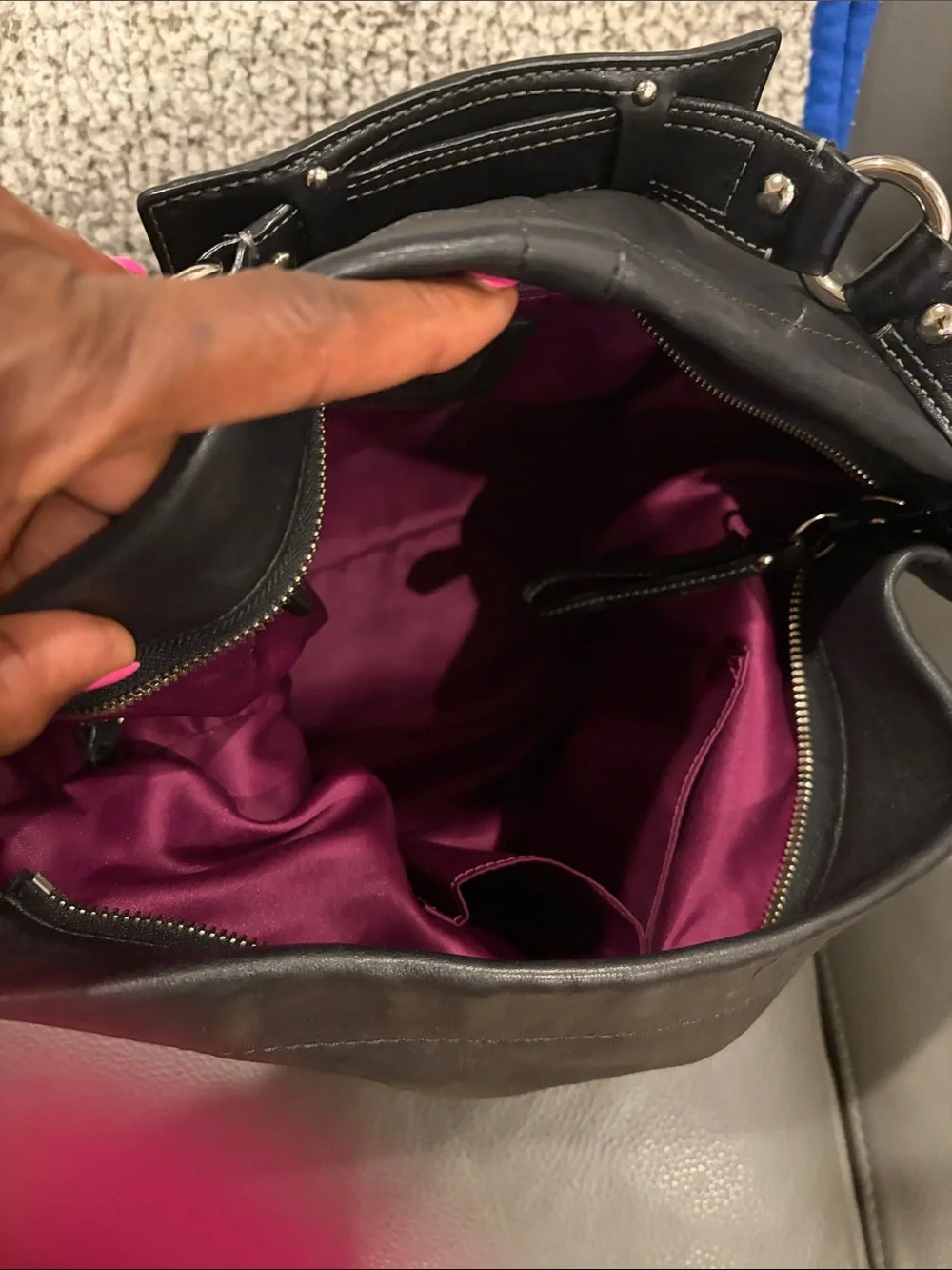Coach genuine leather